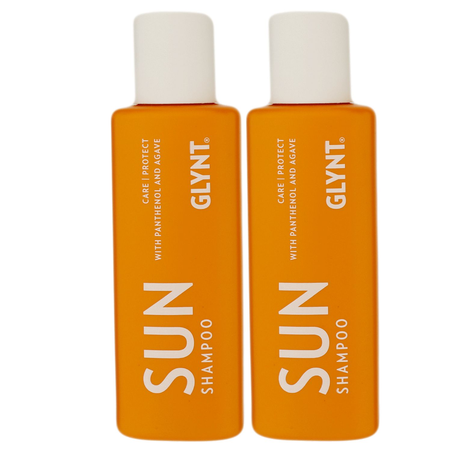 Glynt Sun Shampoo 2 x 100 ml Care & Protect Panthenol & Agave Schutz & Regeneration Vegan Set