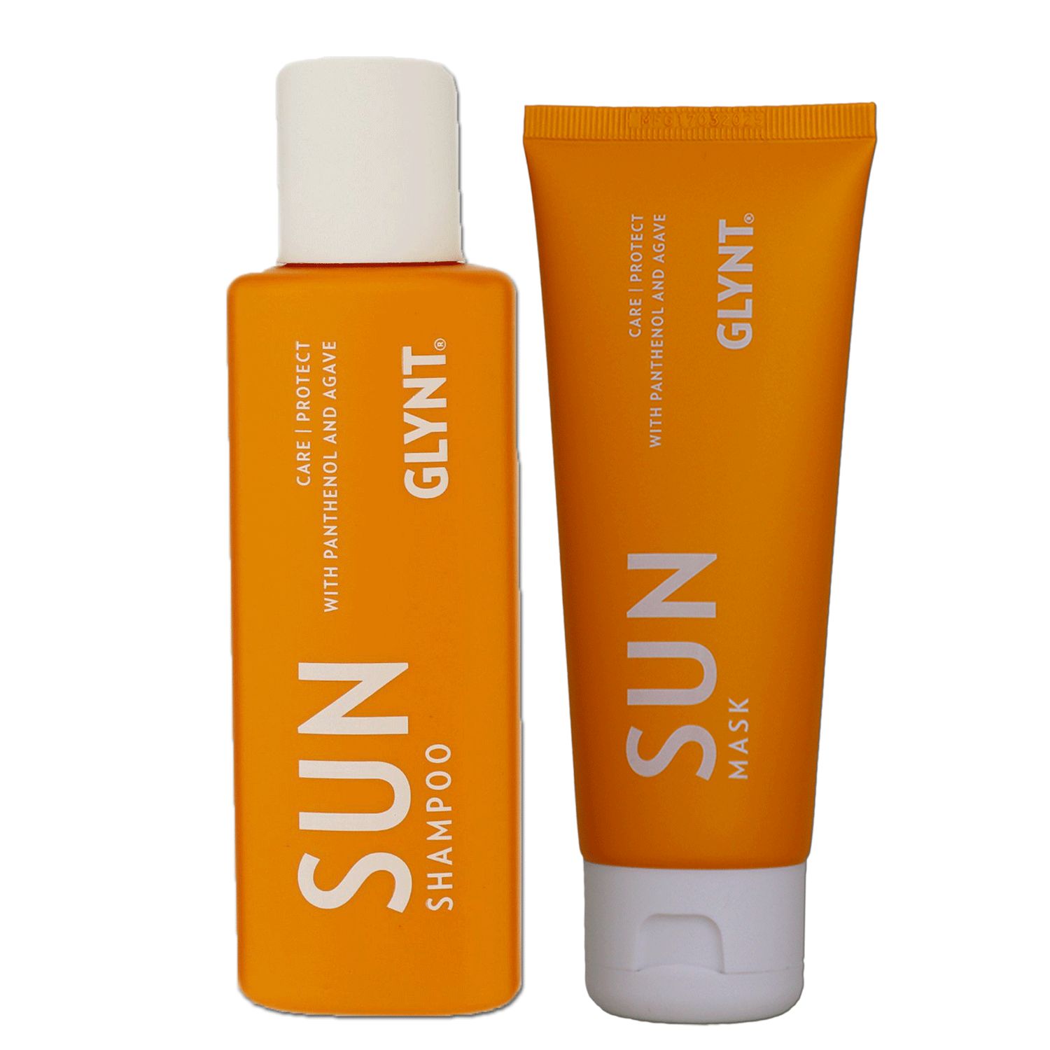Glynt Sun Shampoo Care & Protect 100 ml & 100 ml Glynt Sun Mask Vegan Set