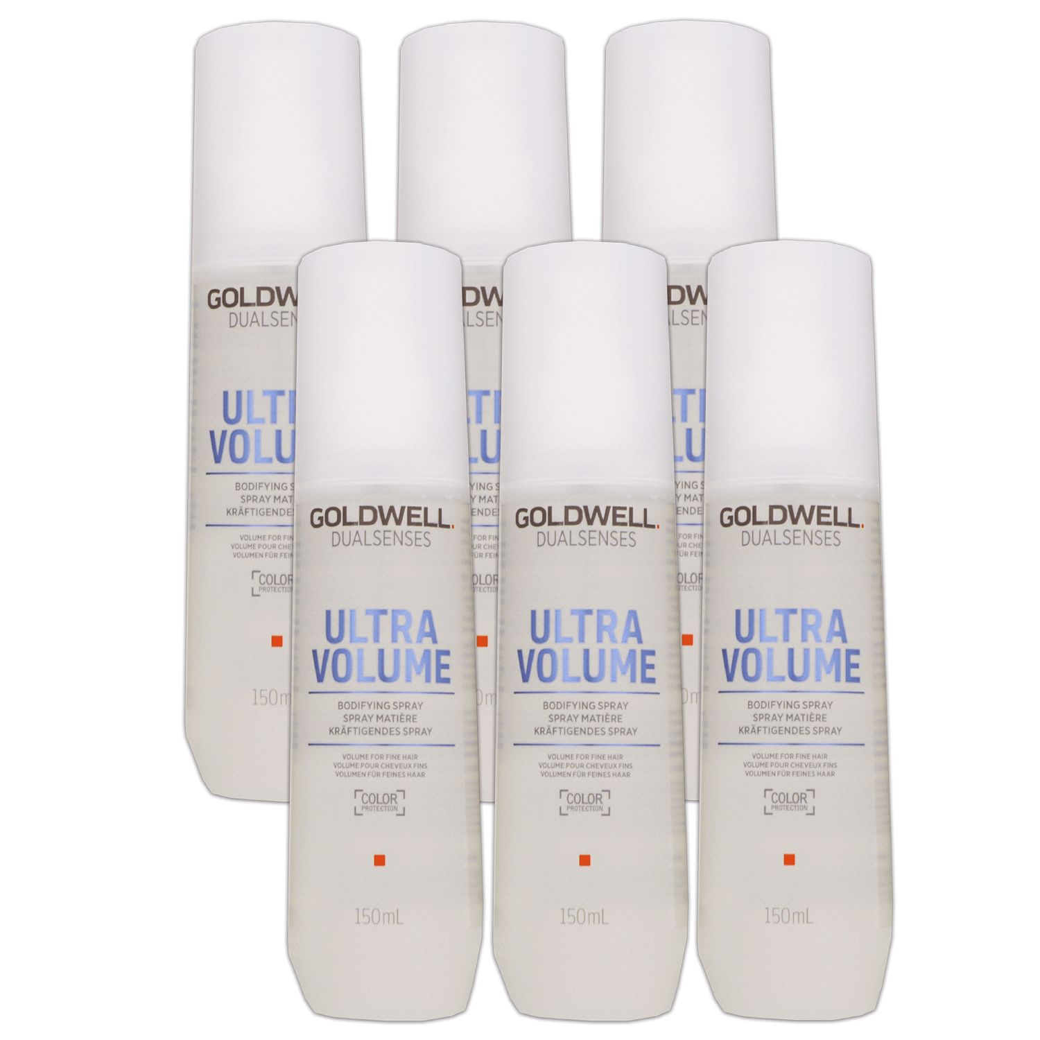 GoldGoldwell Dualsenses Ultra Volume Bodifying Spray 6 x 150 ml kr�ftigendes Serum Set