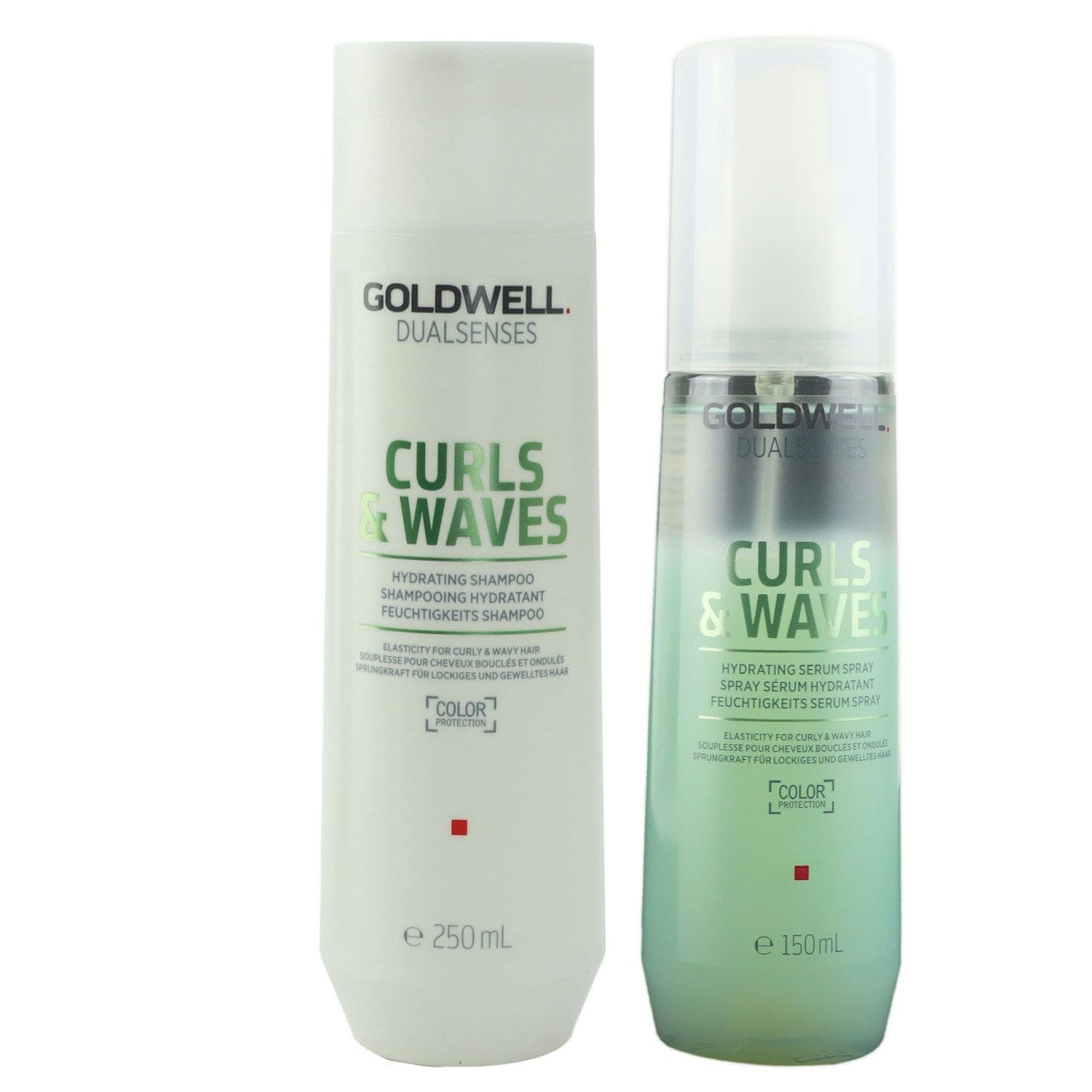 Goldwell Curls & Waves Hydrating 250 ml Shampoo & 150 ml Feuchtigkeitsserum Set