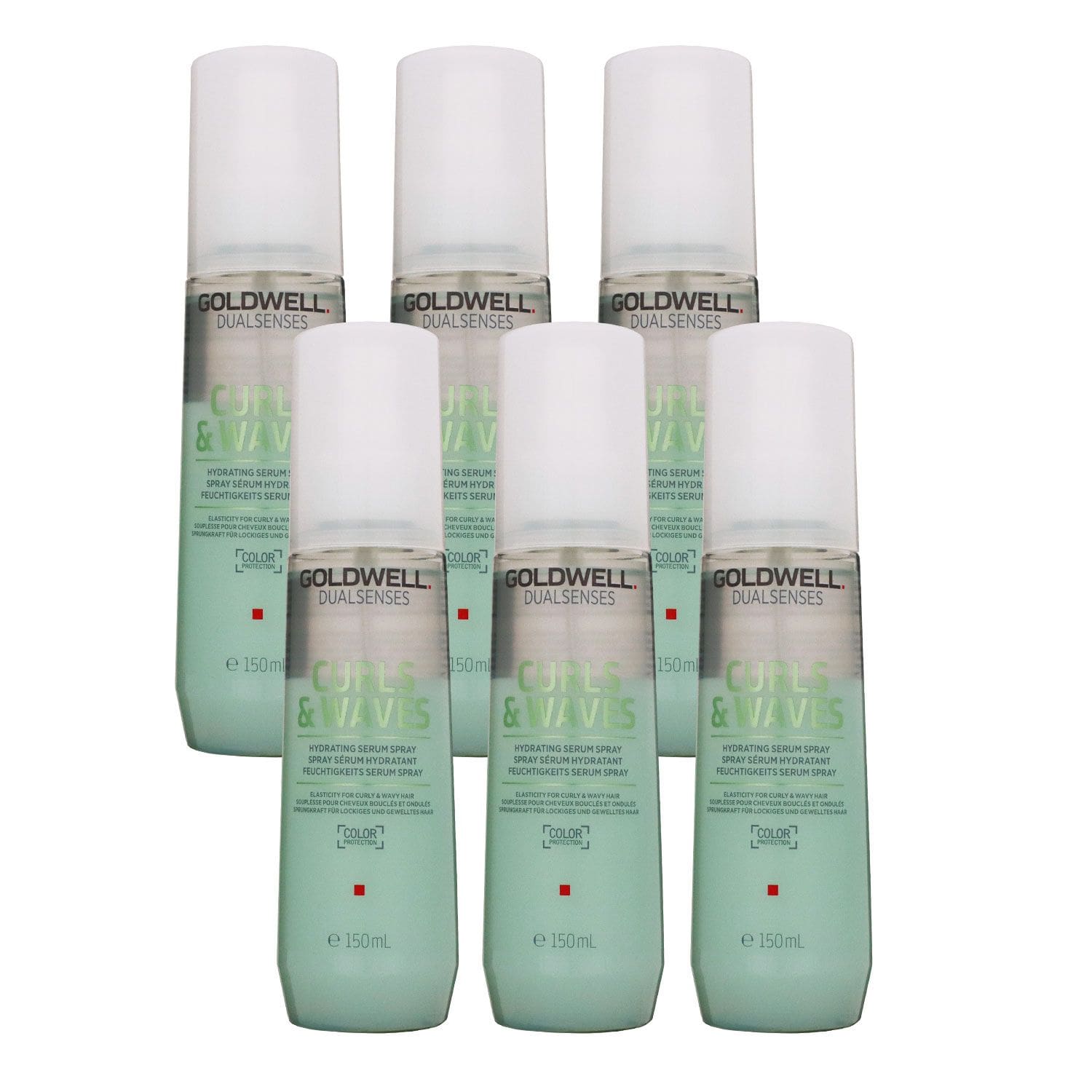 Goldwell Curls & Waves Hydrating 6 x 150 ml Feuchtigkeitsserum Spray Set