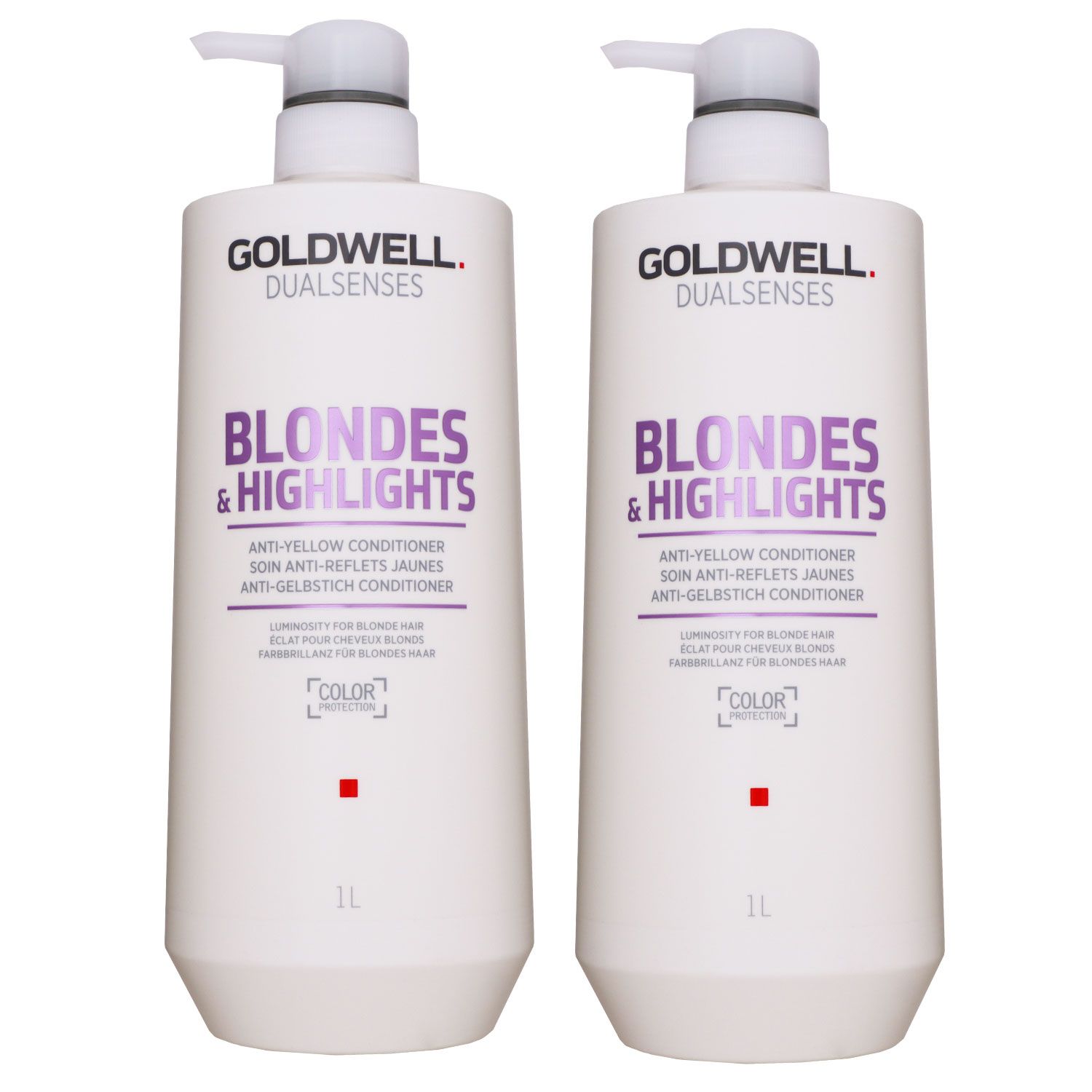 Goldwell Dualsenses Blondes & Highlights 2 x 1000 ml Conditioner f�r Blondes Haar Set