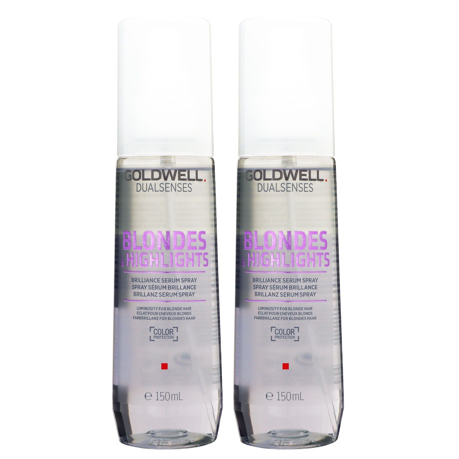 Goldwell Dualsenses Blondes & Highlights 2 x 150 ml Anti Yellow Serum Spray Set