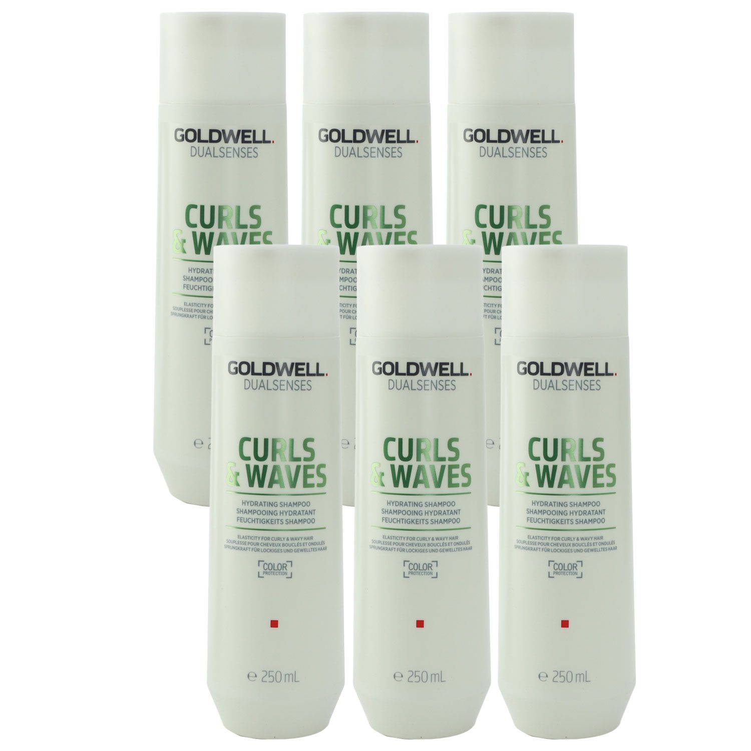 Goldwell Dualsenses Curls & Waves Hydrating 6 x 250 ml Shampoo f�r lockiges Haar Set