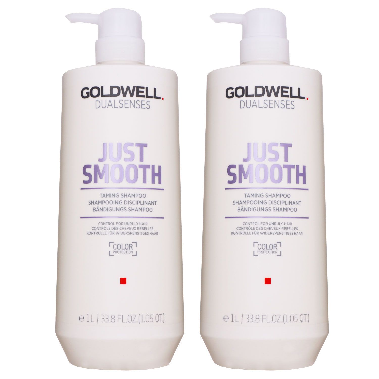 Goldwell Dualsenses Just Smooth 2 x 1000 ml Shampoo f�r widerspenstiges Haar Set