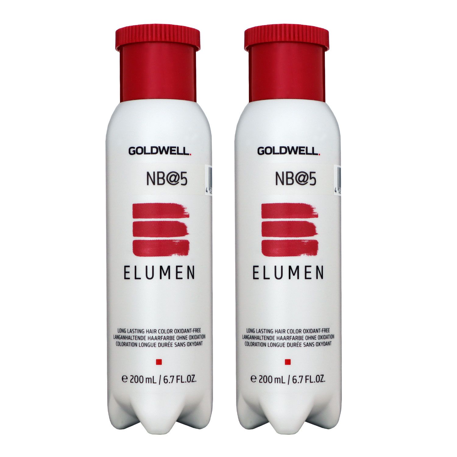 Goldwell Elumen 2 x 200 ml NB@5 Haarfarbe permanente farbintensive Farbe Set