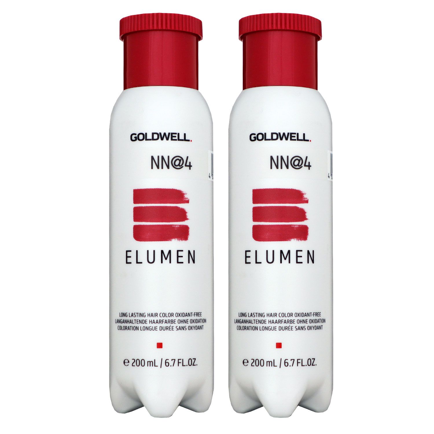 Goldwell Elumen 2 x 200 ml NN@4 Haarfarbe permanente farbintensive Farbe Set