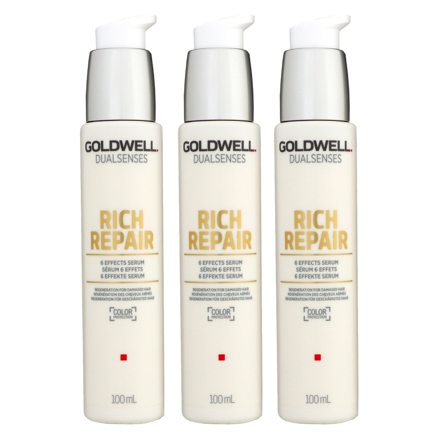 Goldwell Rich Repair 3 x 100 ml Regenerationsserum Set