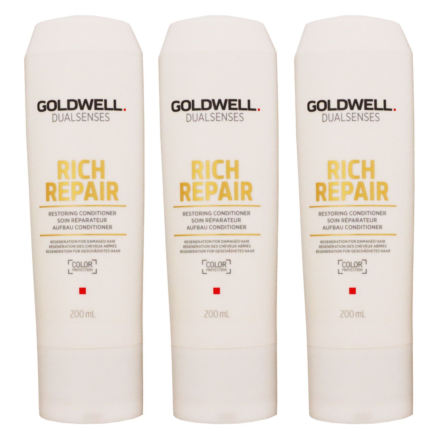 Goldwell Rich Repair 3 x 200 ml Aufbau Conditioner Set
