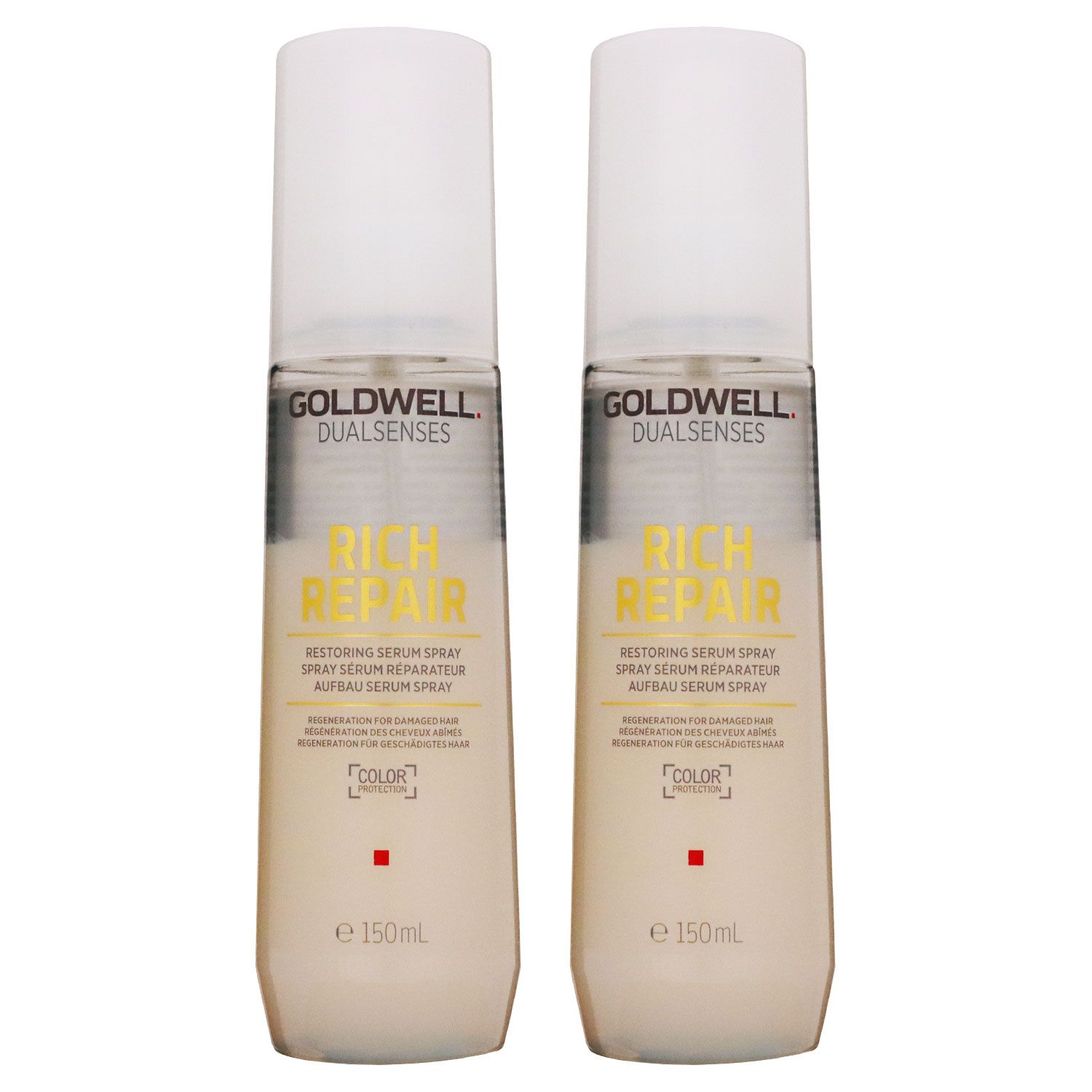 Goldwell Rich Repair Restoring 2 x 150 ml Serum Spray Leave In Set
