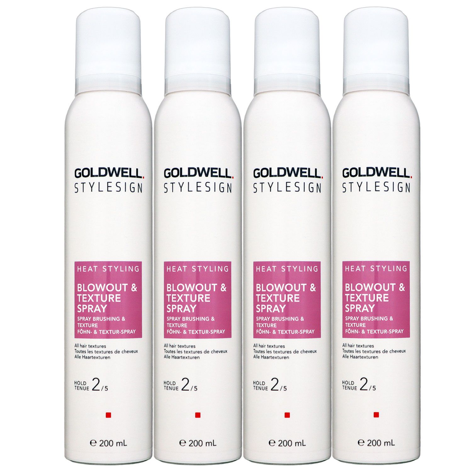 Goldwell Stylesign 4 x 200 ml Blowout & Texture Spray leichter Halt Set
