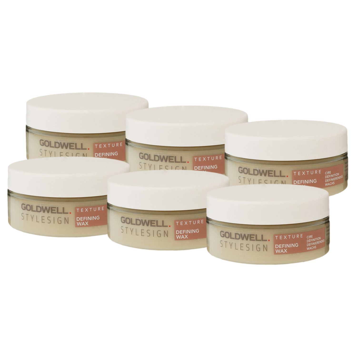 Goldwell Texture Defining Wax 6 x 75 ml mittlerer Halt Set
