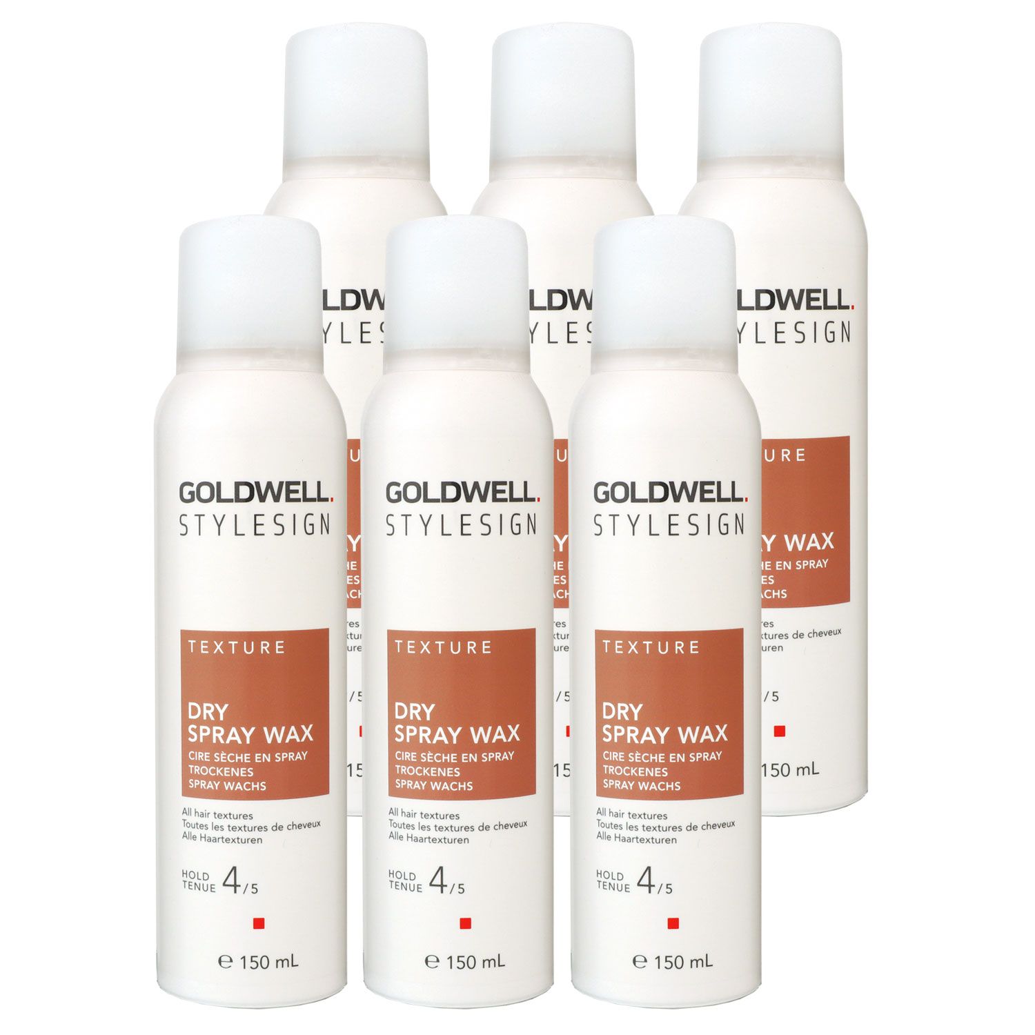 Goldwell Texture Dry Spray Wax 6 x 150 ml flexibler Halt Set