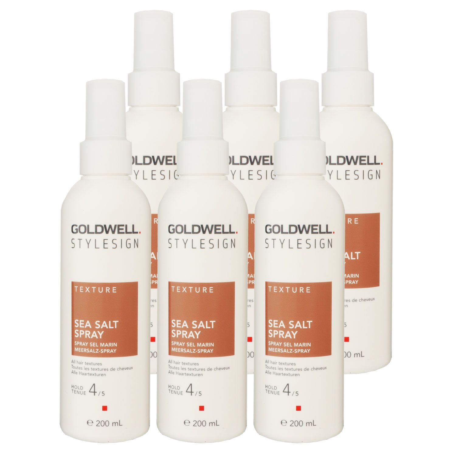 Goldwell Texture Sea Salt Spray 4 x 200 ml Spray Meersalz Spray Set