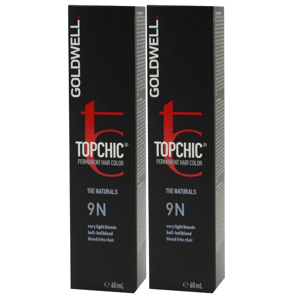 Goldwell Topchic 2 x 60 ml Tube Oxidative Haarfarbe 9N Set bei Riemax