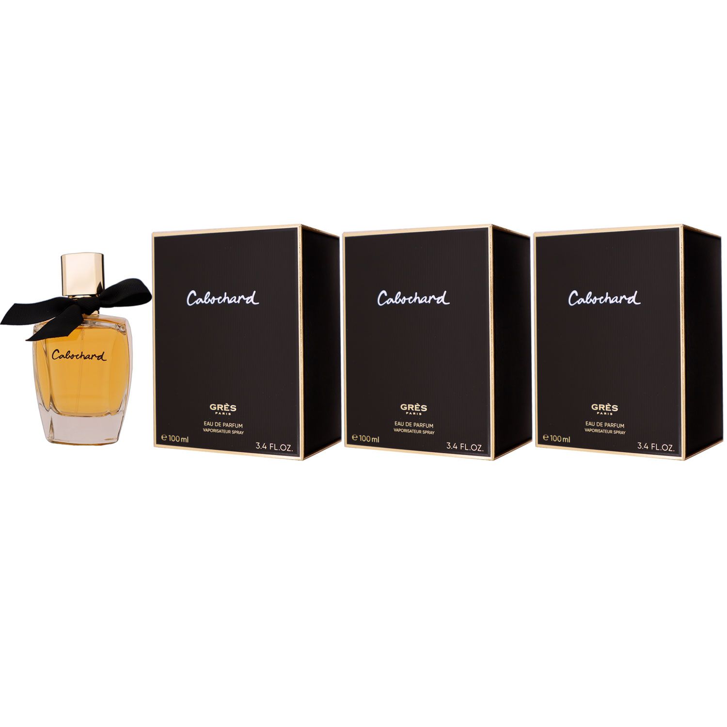 Gres Cabochard 3 x 100 ml Eau de Parfum EDP Set Damenparfum Damen Parfum