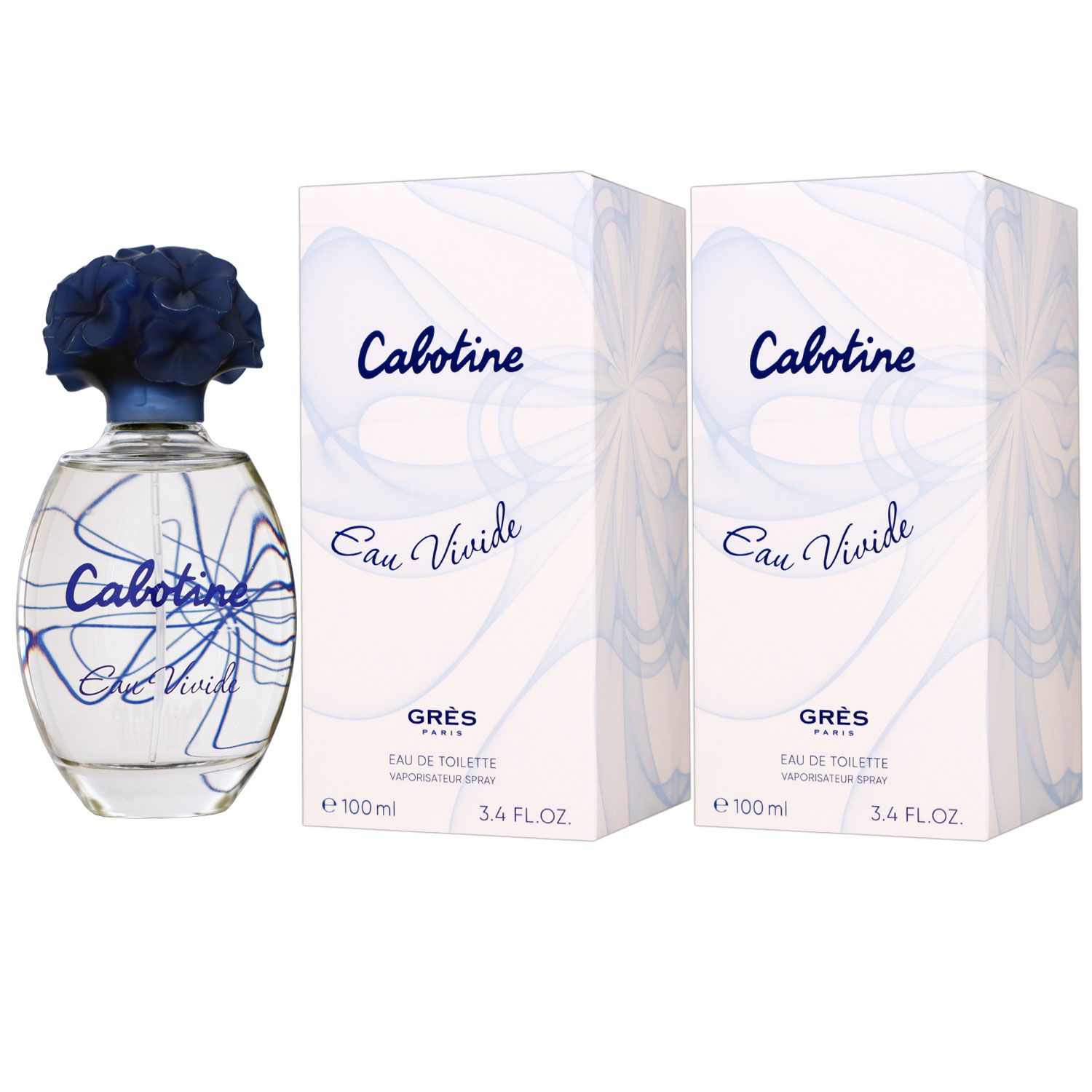 Gres Cabotine Eau Vivide 2 x 100 ml Eau de Toilette EDT Set Damenduft
