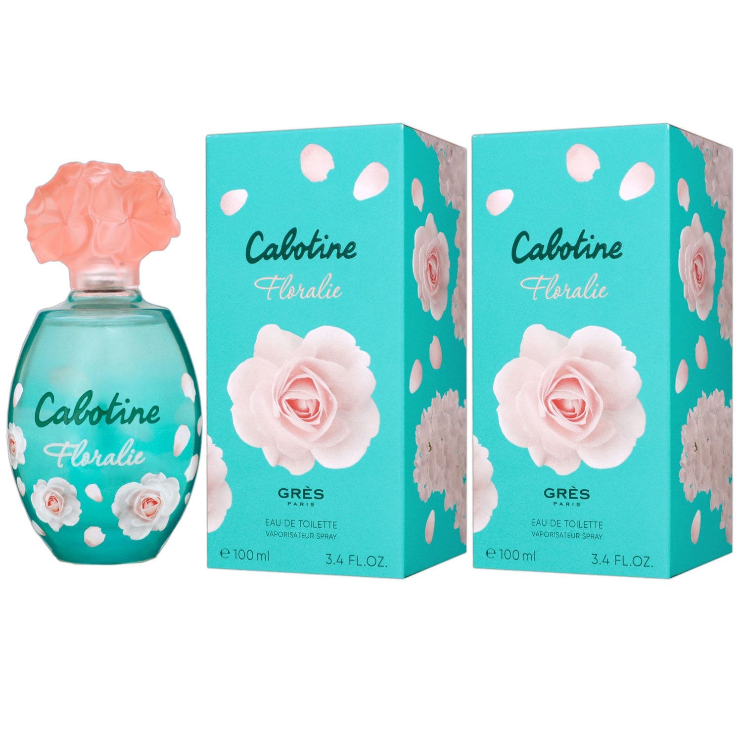 Gres Cabotine Floralie 2 x 100 ml Eau de Toilette EDT Set Damenduft