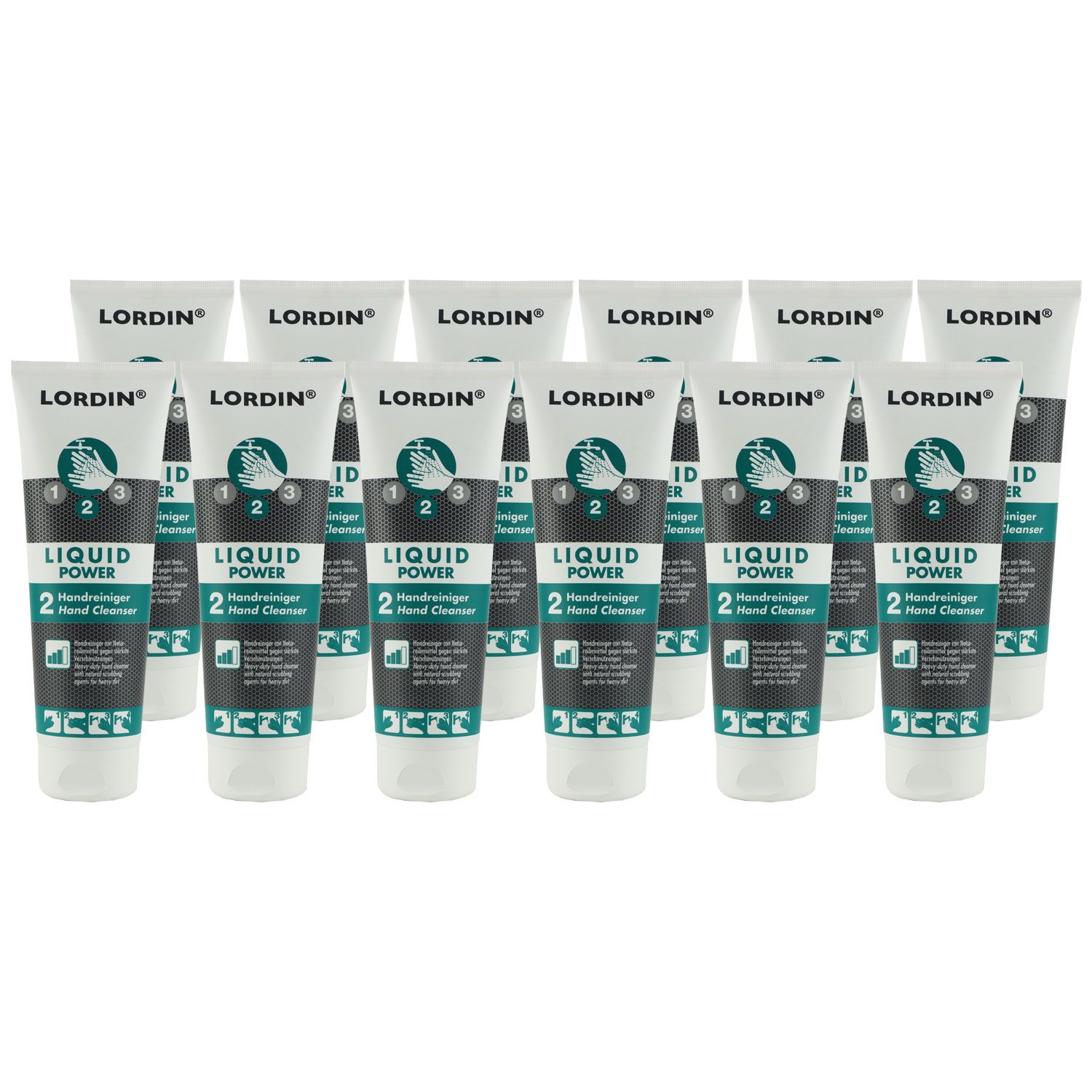 Greven Lordin Liquid Power 12 x 250 ml Handreiniger f�r starke Verschmutzung