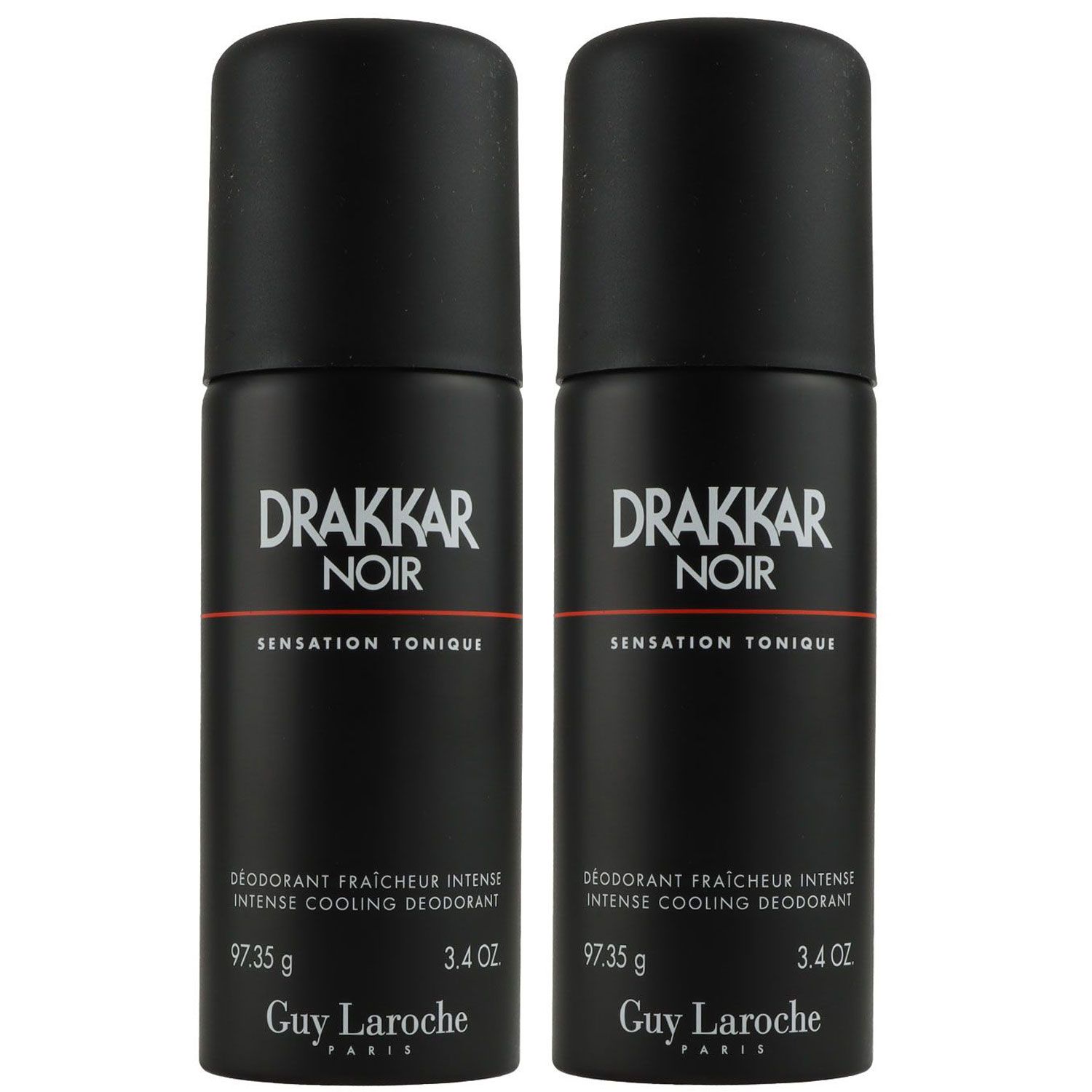 Guy Laroche Drakkar Noir 2 x 150 ml Deospray Deodorant Spray Set