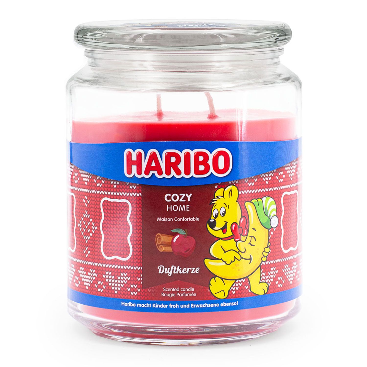 Haribo Cozy Home 510 g Gummib�ren Duftkerze im Glas