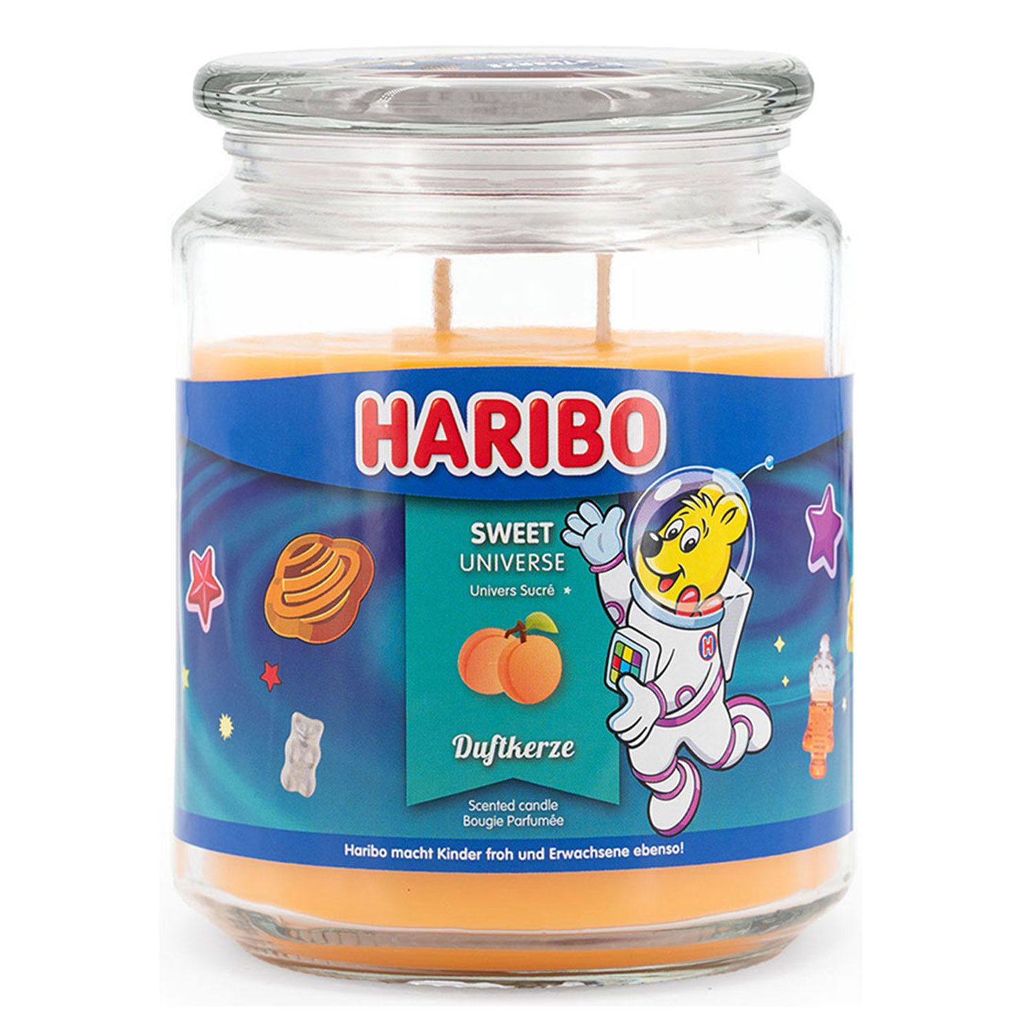 Haribo Sweet Universe 510 g Gummib�ren Duftkerze im Glas