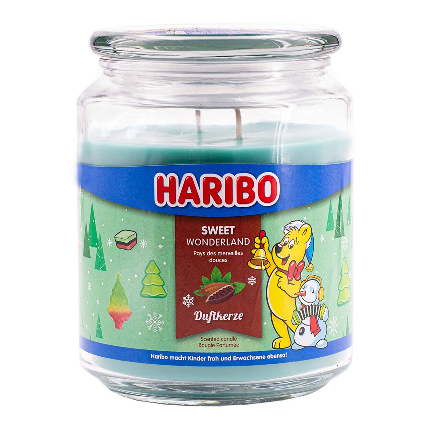 Haribo Sweet Wonderland 510 g Gummib�ren Duftkerze im Glas