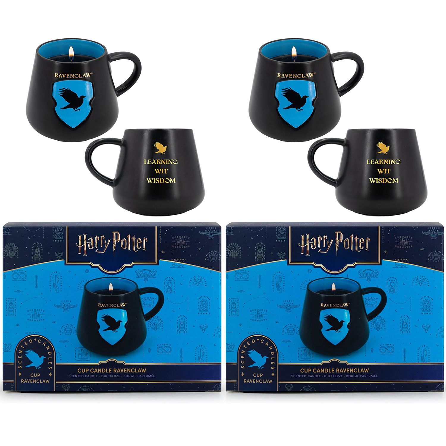 Harry Potter Cup Ravenclaw 2 x 275 g Duftkerze Duft Kerze Set