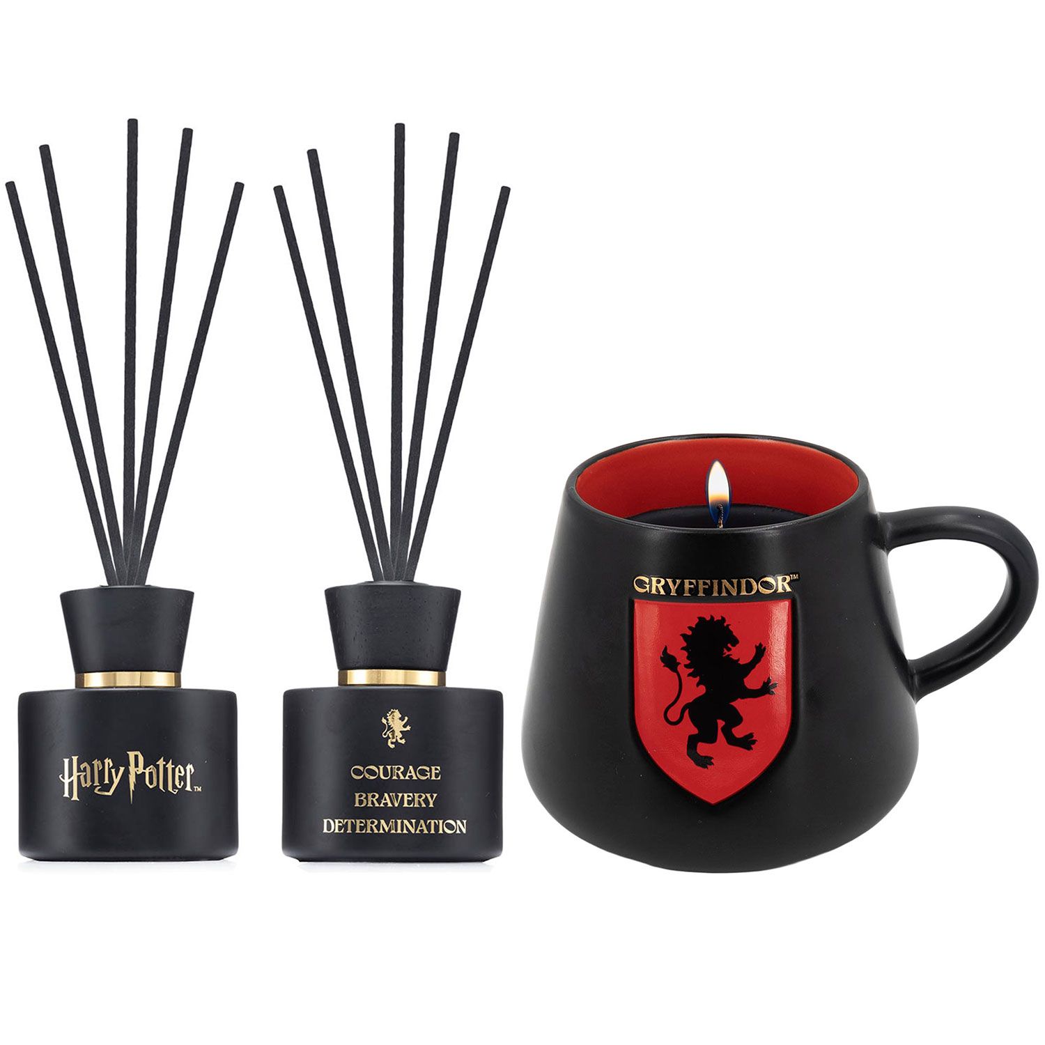 Harry Potter Gryffindor 100 ml Raumduft Reed Diffuser & 275 g Cup Duftkerze
