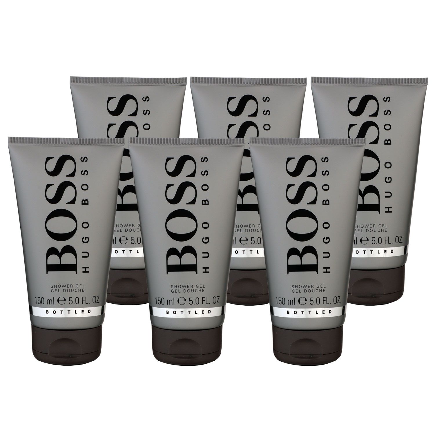 Hugo Boss Boss Bottled 6 x 150 ml Showergel Duschgel Se