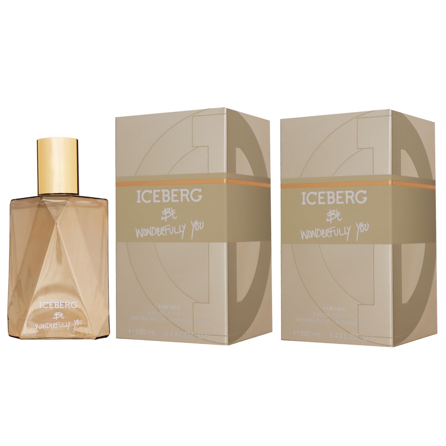 Iceberg Be Wonderfully You 2 x 100 ml Eau de Toilette EDT Set Damenduft