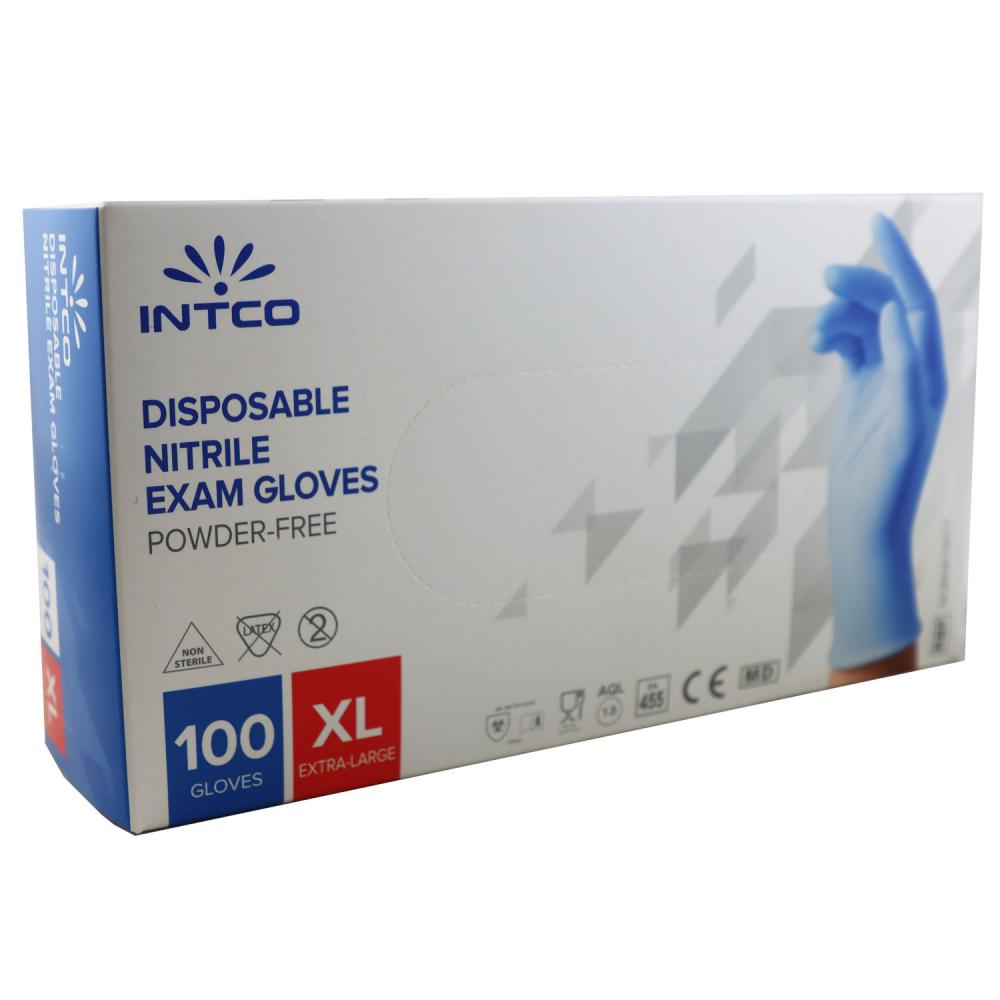 Intco Nitril Einmalhandschuhe 100x Einweghandschuhe puderfrei - diverse Gr��en