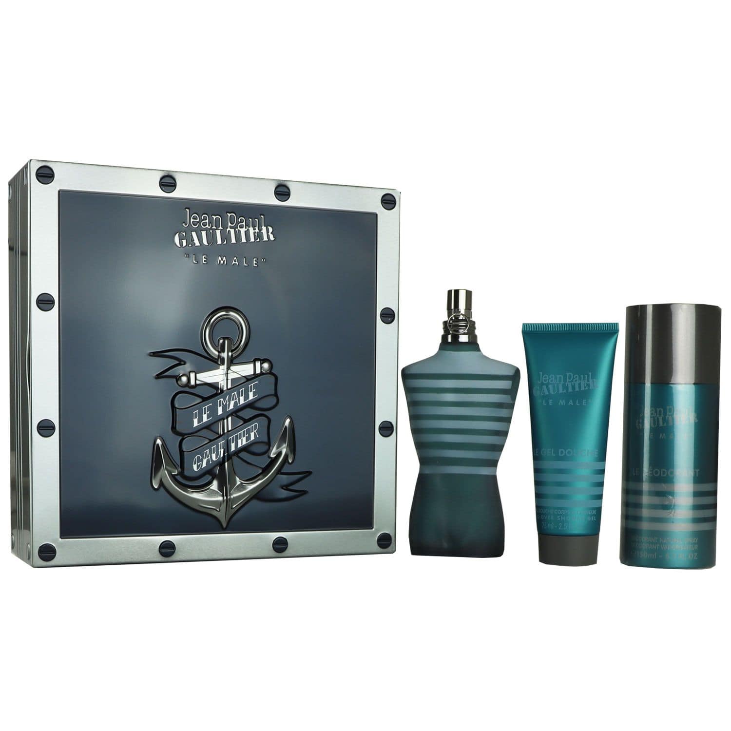 Jean Paul Gaultier Le Male Set 125 ml EDT 75 ml Showergel 150