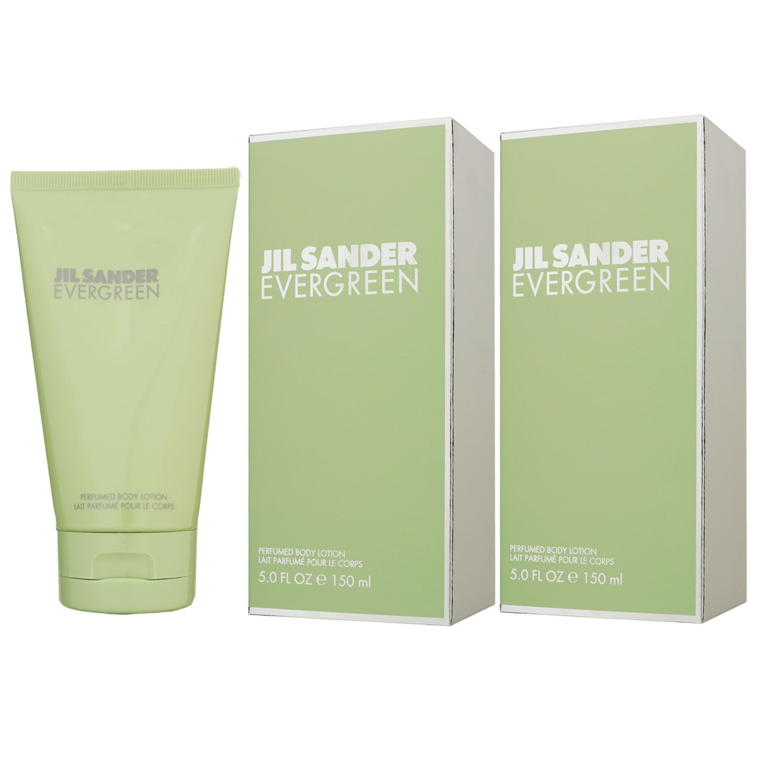 Jil Sander Evergreen 2 x 150 ml Bodylotion K�rperlotion Set