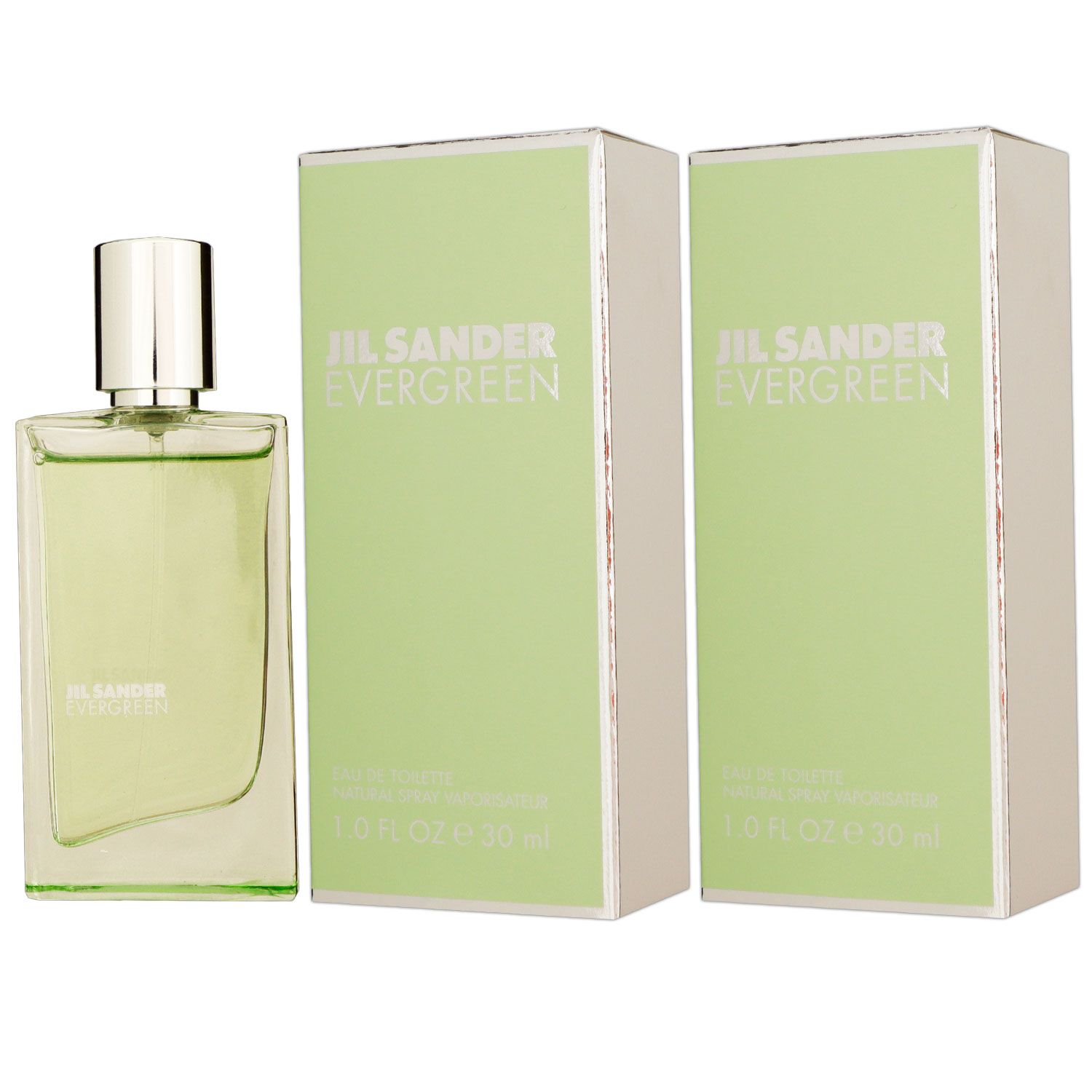 Jil Sander Evergreen 2 x 30 ml Eau de Toilette EDT Set Damenduft