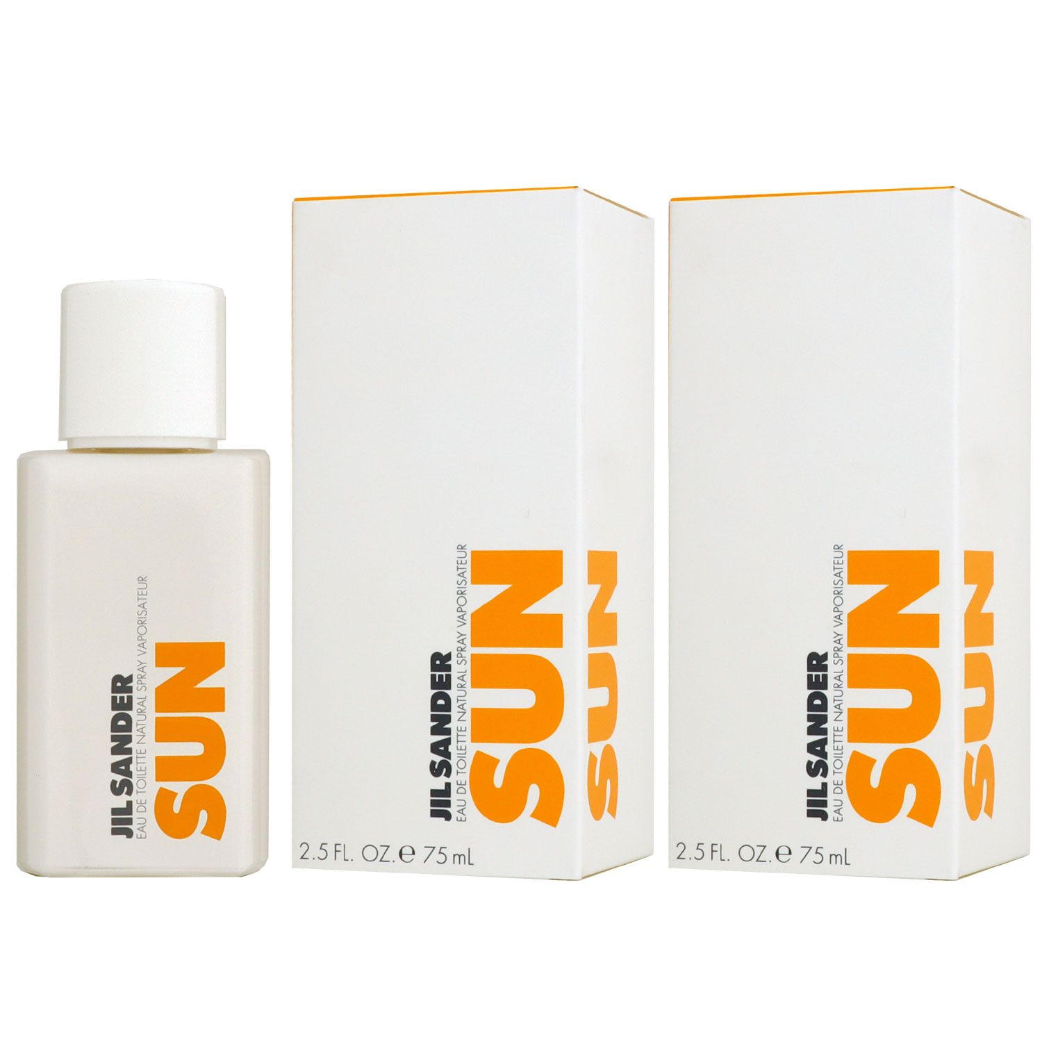 Jil Sander Sun 2 x 75 ml Eau de Toilette EDT Set Damenduft Damen Duft