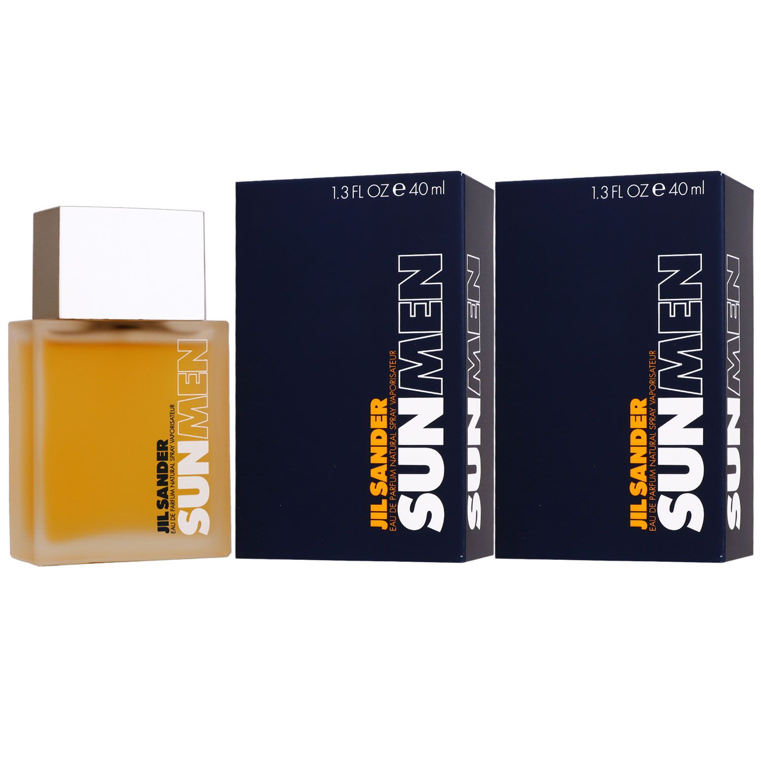 Jil Sander Sun Men - Man 2 x 40 ml Eau de Parfum EDP Set Herrenparfum