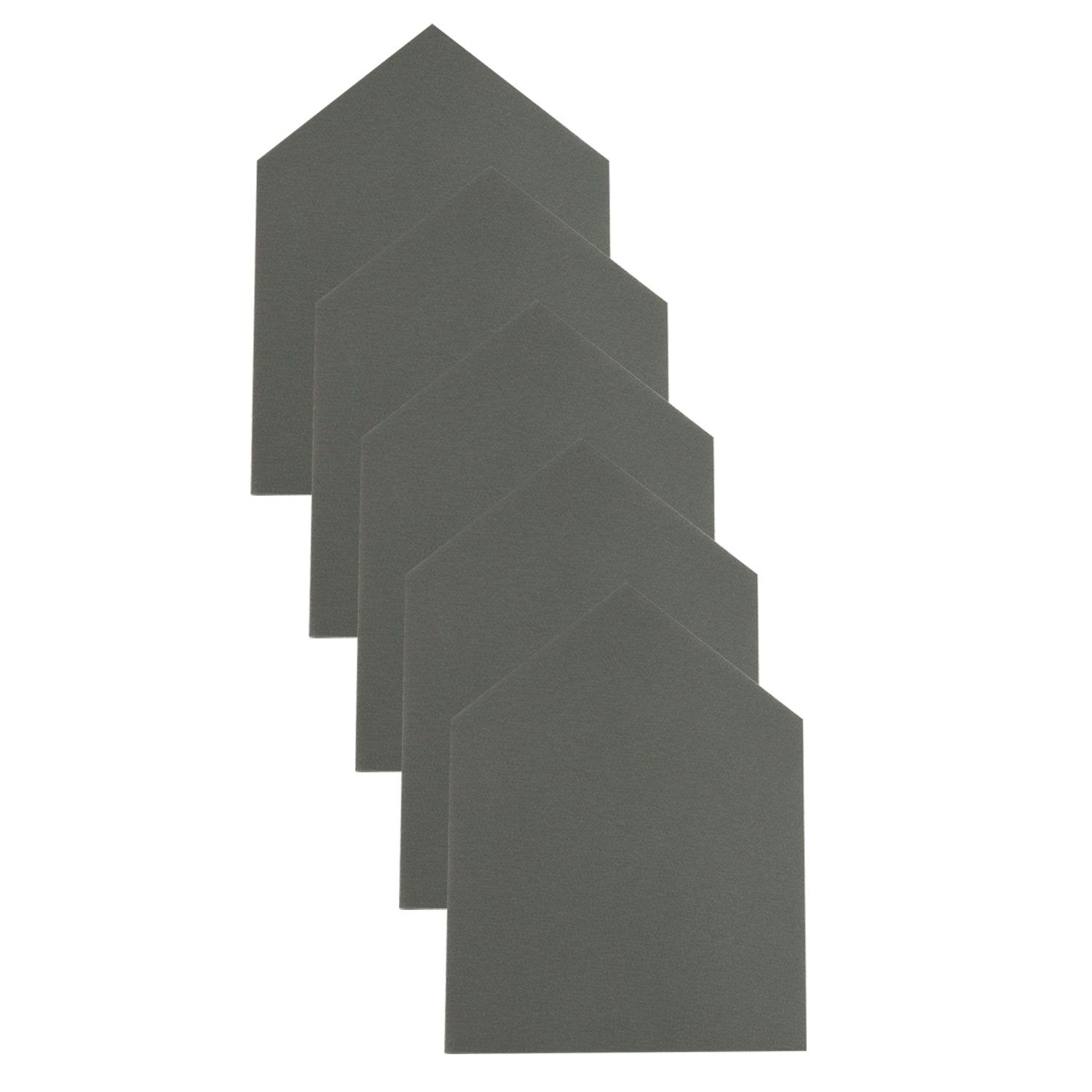 J�st Crusty Pad f�r Mikrofaserhandschuh 5 x 5 Eck grau Reinigungspad CY- Penta Set