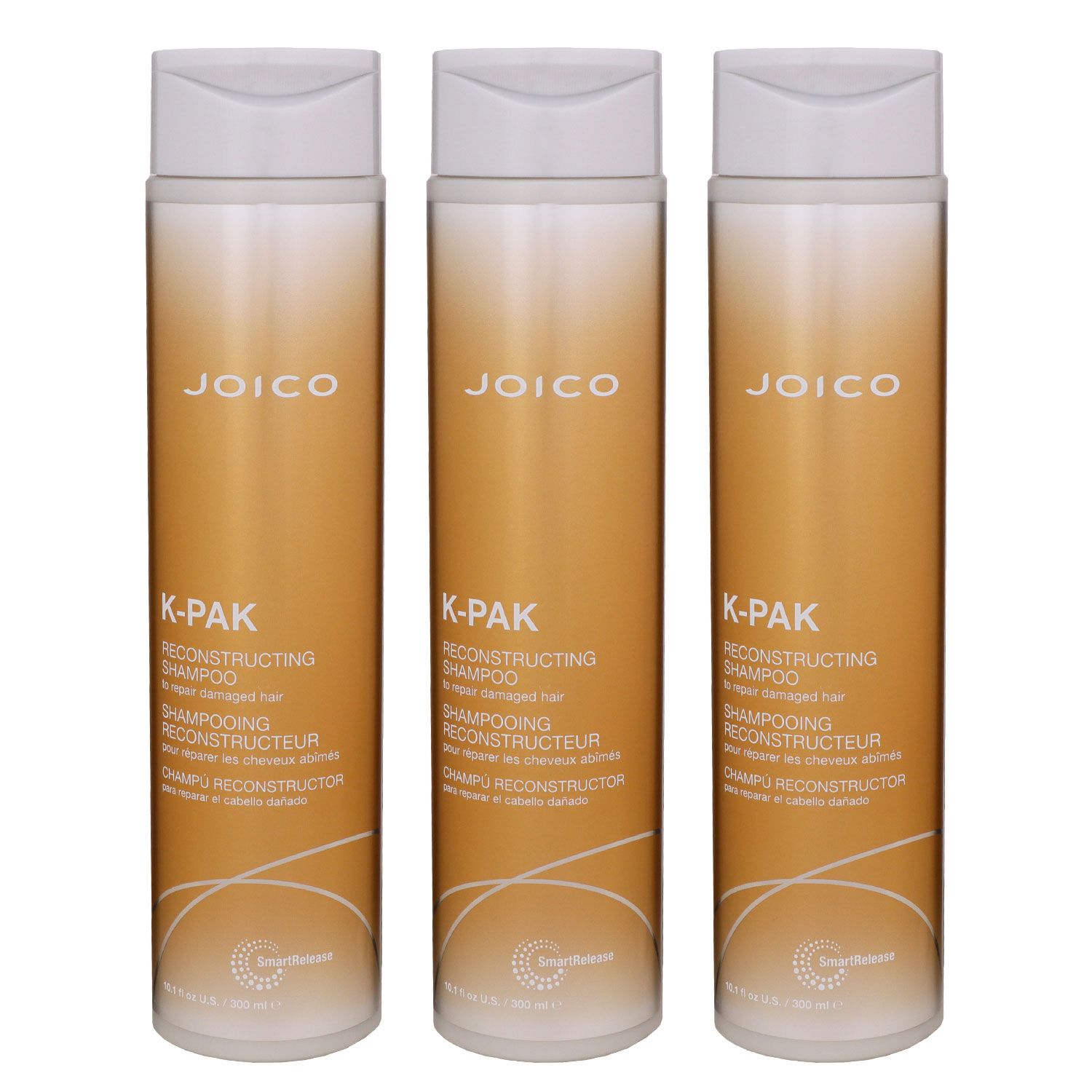 Joico K Pak Reconstruction 3 x 300 ml Shampoo f�r strapaziertes Haar Set