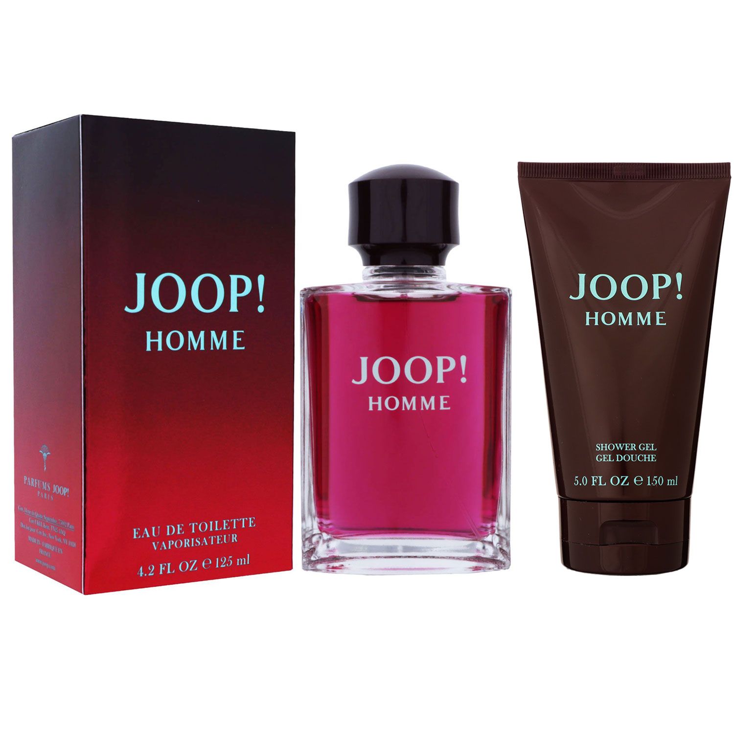 Joop Homme 125 ml Eau de Toilette EDT & 150 ml Showergel Duschgel Set