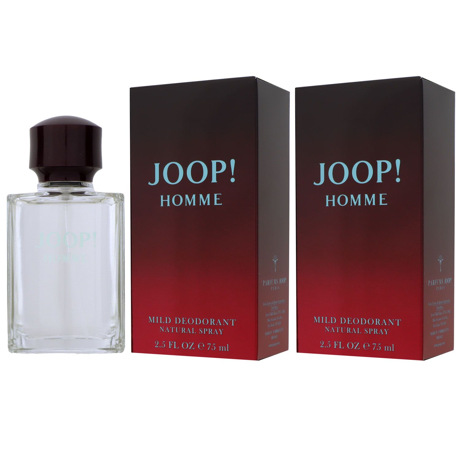Joop Homme 2 x 75 ml Deo Spray Deospray Deodorant Set