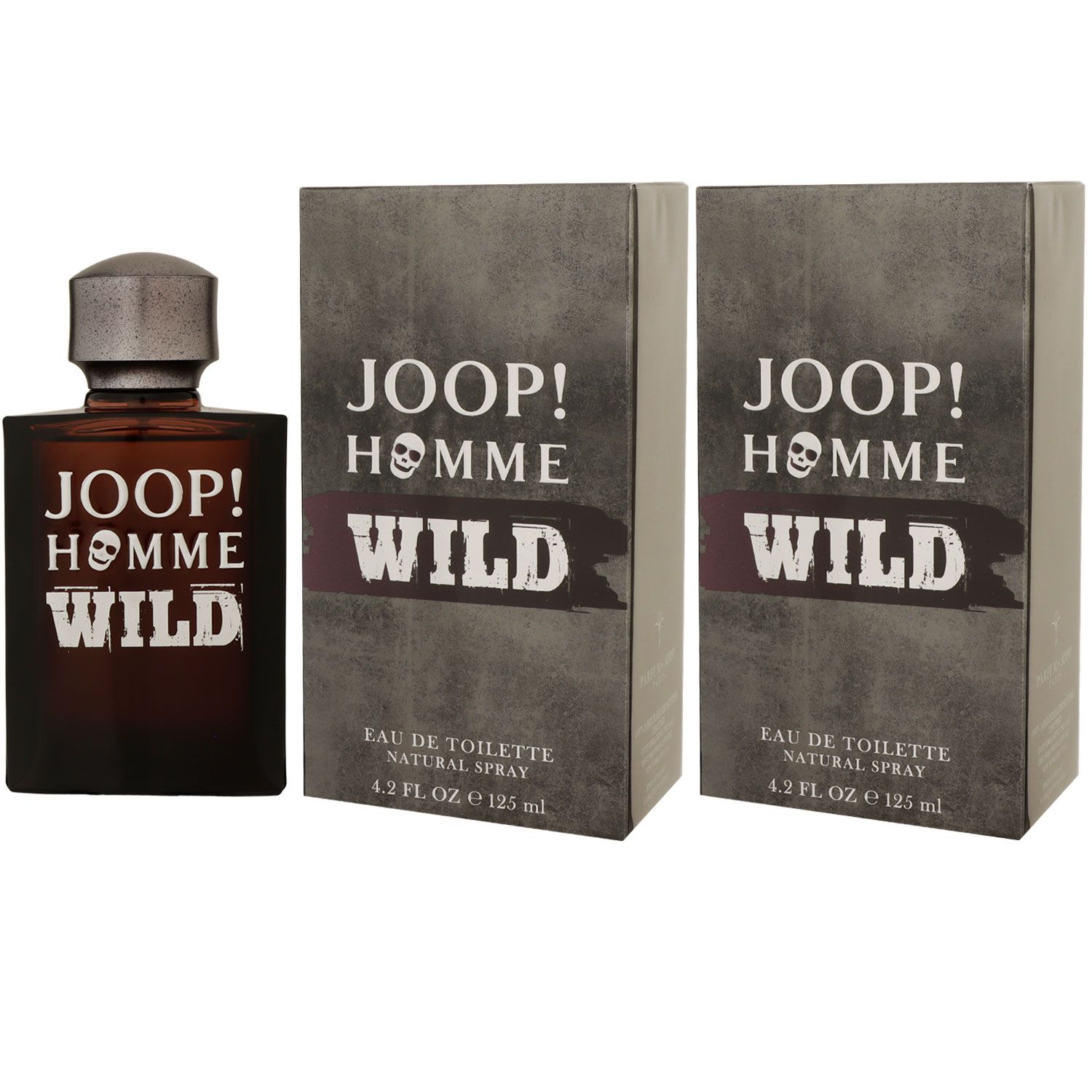 Joop Homme Wild 2 x 125 ml Eau de Toilette EDT Set Herrenduft Herren Duft