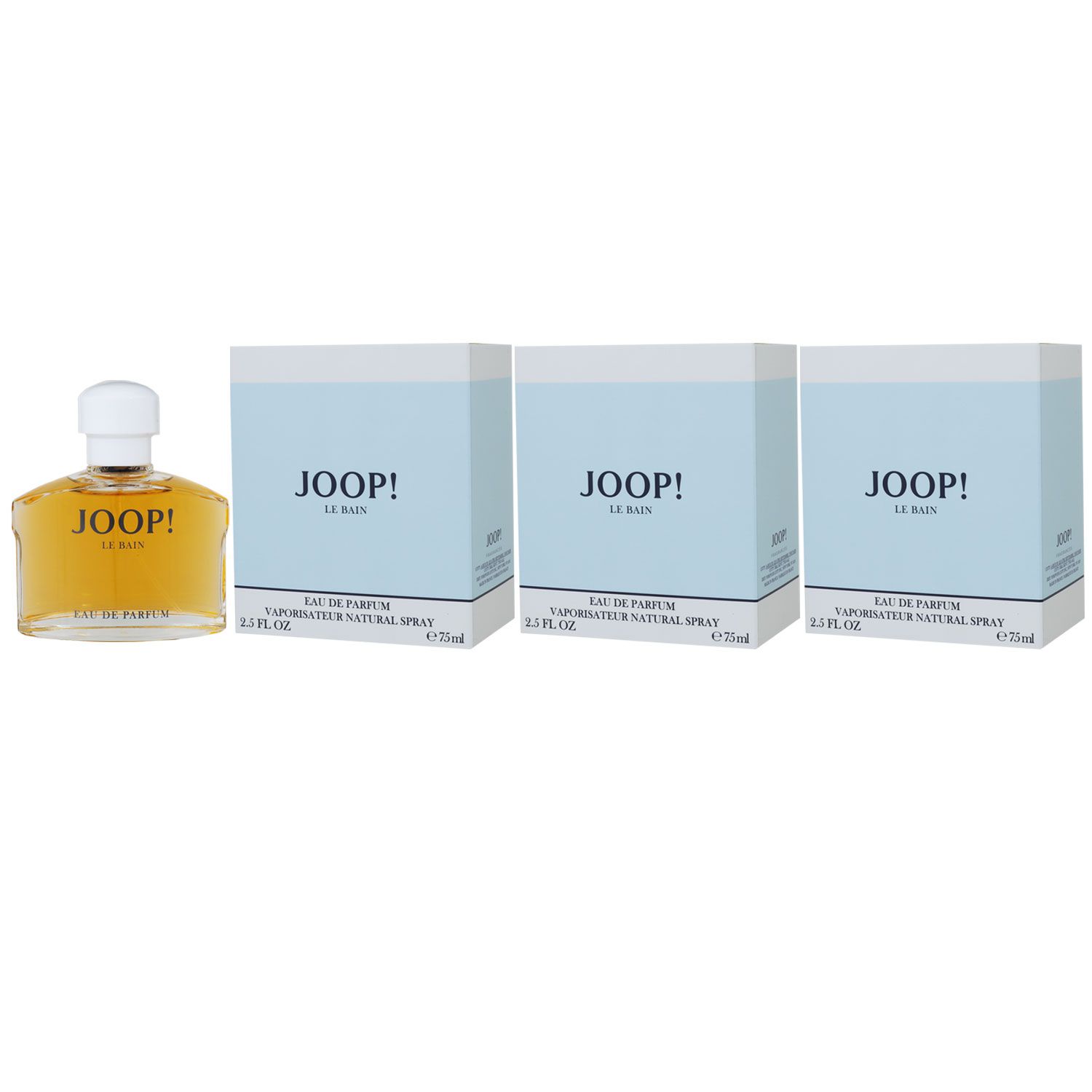 Joop Le Bain 3 x 75 ml Eau de Parfum EDP Set Damenparfum