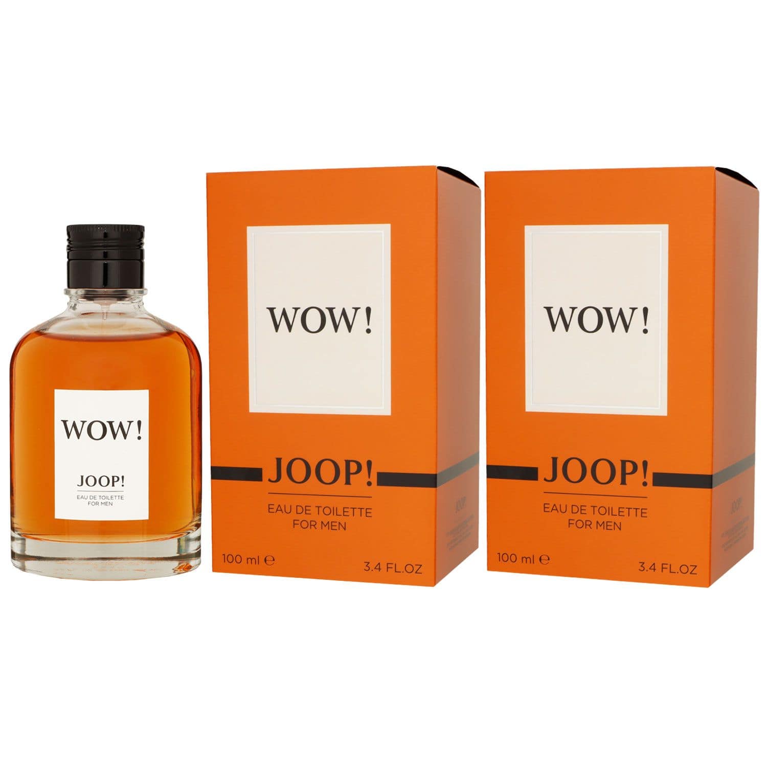 Joop Wow for Men 2 x 100 ml Eau de Toilette EDT Set Herrenduft Herren Duft