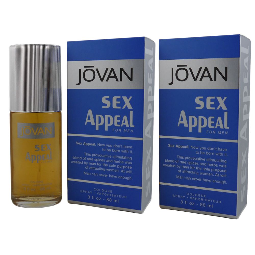 Jovan Sex Appeal For Men 2 X 88 Ml Eau De Cologne Edc Bei Riemax 3439