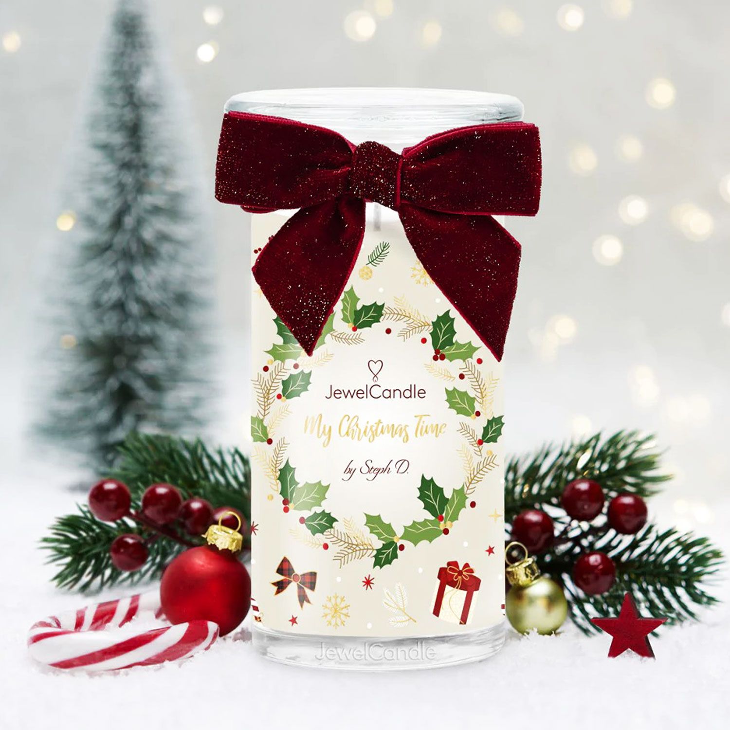 Juwelkerze My Christmas Time by Stephanie Durant Duftke