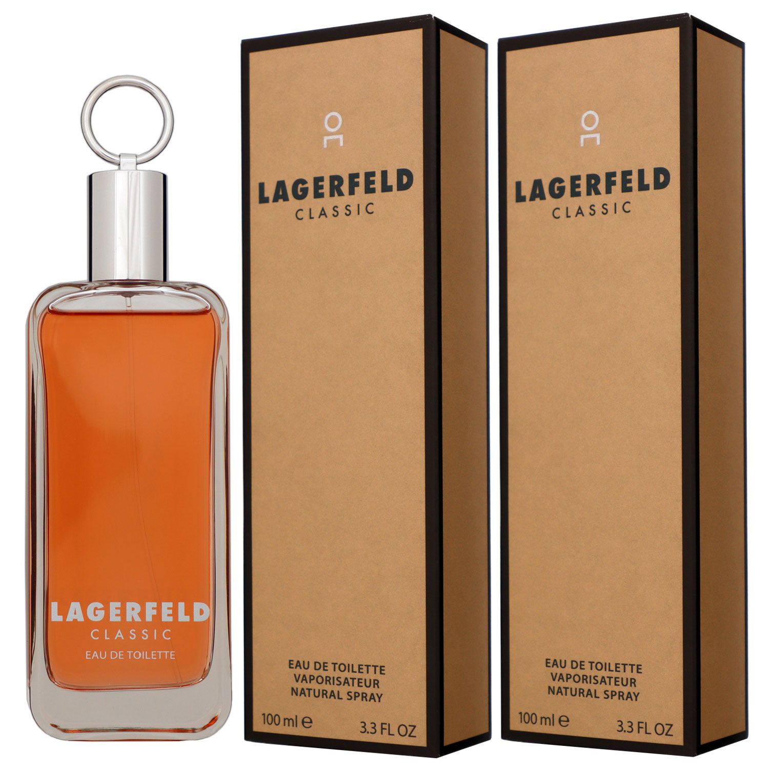 Karl Lagerfeld Classic 2 x 100 ml Eau de Toilette EDT Set Herrenduft