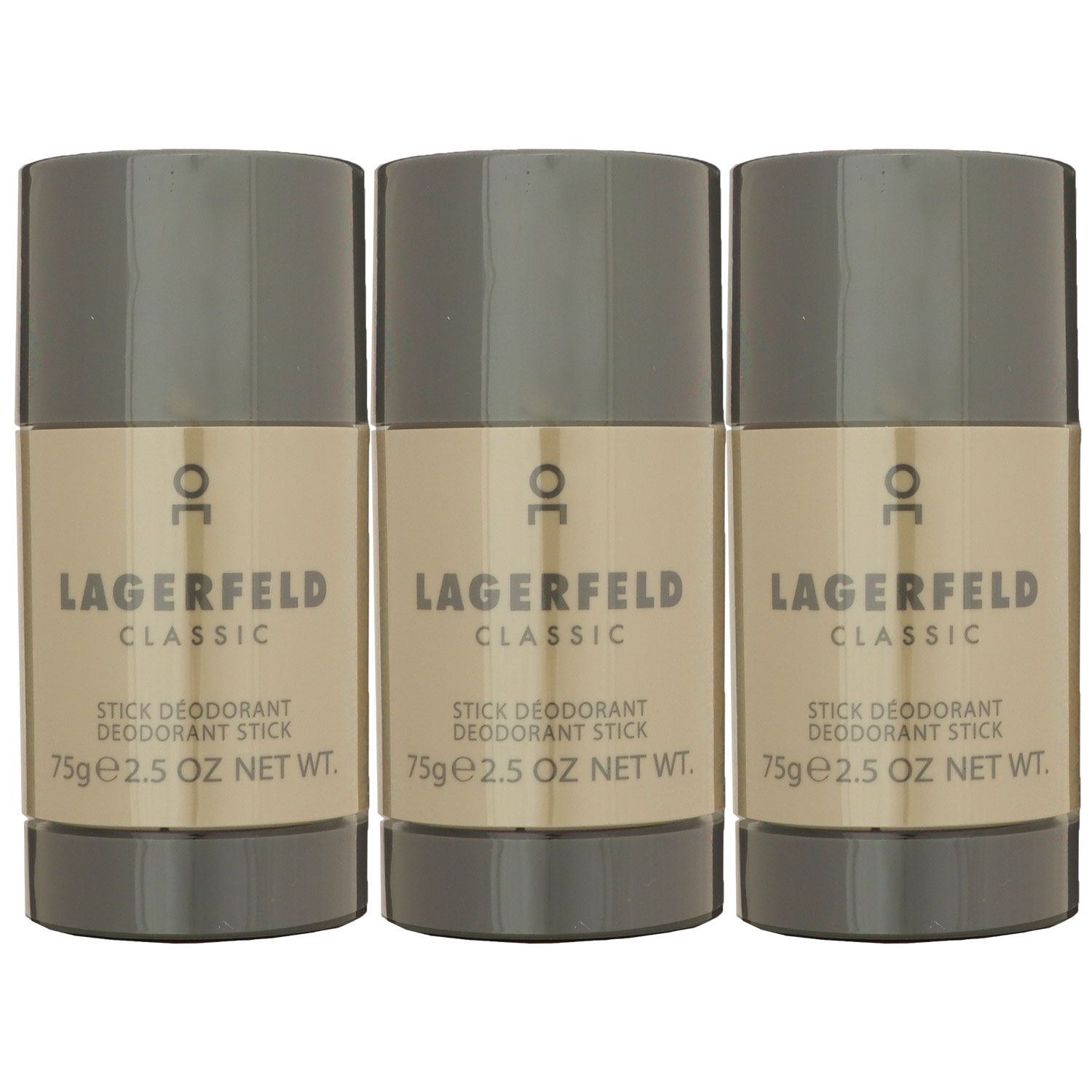 Karl Lagerfeld Classic 3 x 75 ml Deostick Deo Stick Deodorant Stick Set