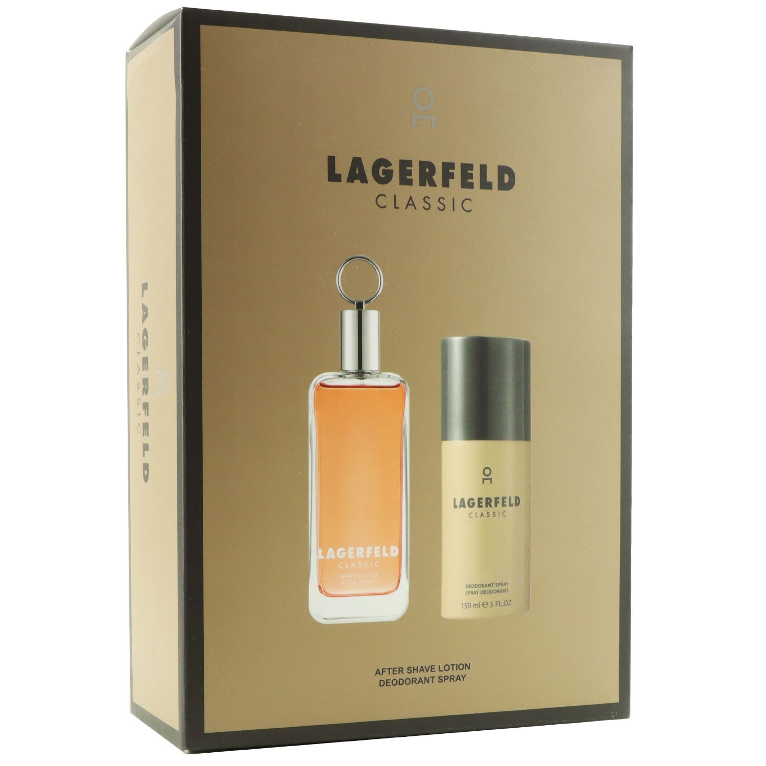 Stun Ziekte Varken Karl Lagerfeld Classic Set 100 ml Aftershave & 150 ml Deospray OVP NEU