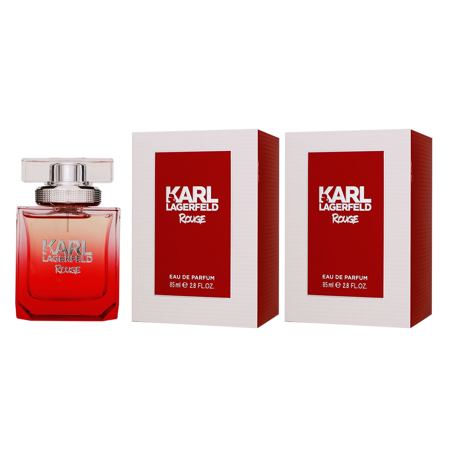 Karl Lagerfeld Rouge 2 x 85 ml Eau de Parfum EDP Set Damenparfum
